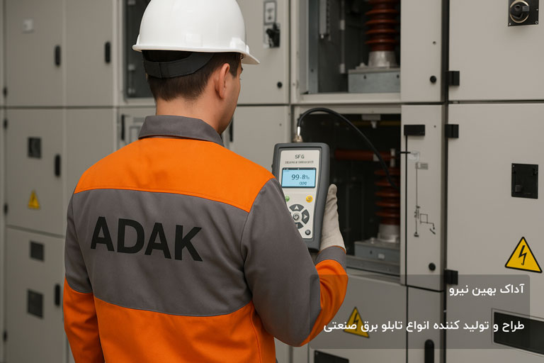 خلوص گاز sf6 روش های اندازه گیری تابلو برق
