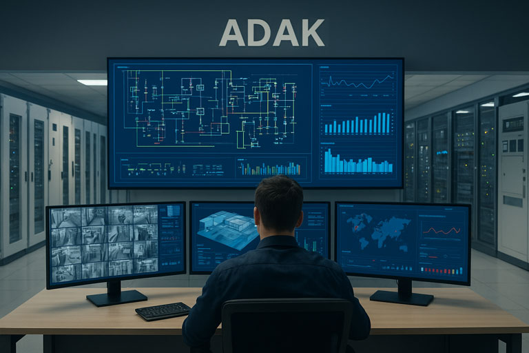 اتاق مانیتورینگ تابلو برق هوشمند